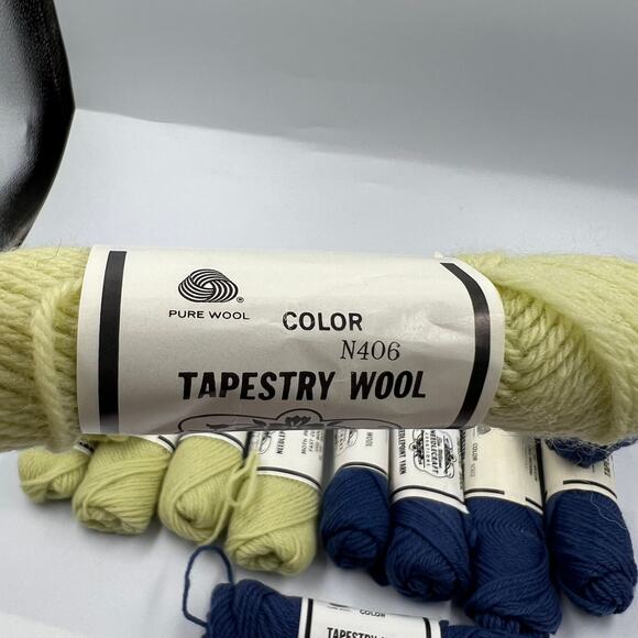 Vintage Tapestry Pure Wool Needlecraft Creation Elsa Williams Yarn 12 Skeins - Picture 4 of 11